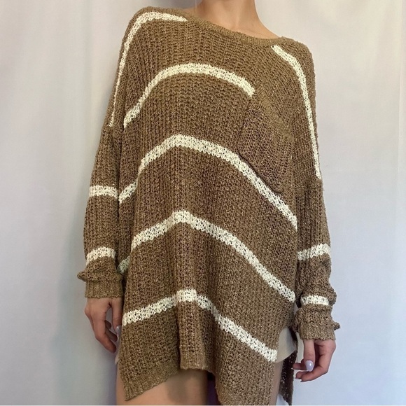 Sweaters - Striped knit sweater